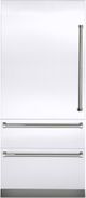 Viking® Professional 7 Series 20.0 Cu. Ft. White Fully Integrated Bottom Freezer Refrigerator-0