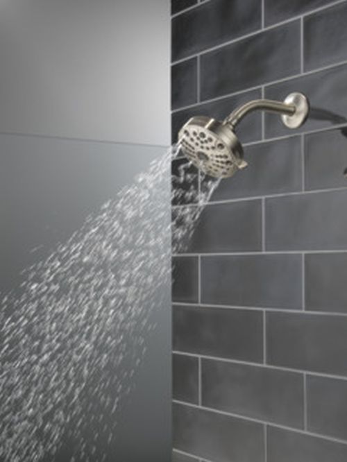Peerless Universal Showering Components Brushed Nickel 5-Setting Shower Head-1