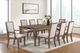 New Classic® Home Furnishings Mariana Gray/Vintage Mocha Upholstered Arm Chair-1