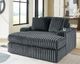Signature Design by Ashley® Midnight-Madness Gunmetal Oversized Chaise-1