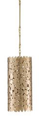 Currey & Company Protean Antique Brass Pendant-1
