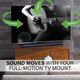 Sanus® Black Extendable Sound Bar Wall Mount for Sonos Arc-3