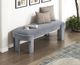 Homelegance® Flux Gray Bench-1