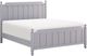 Mazin Furniture Wellsummer Gray Queen Panel Bed-0