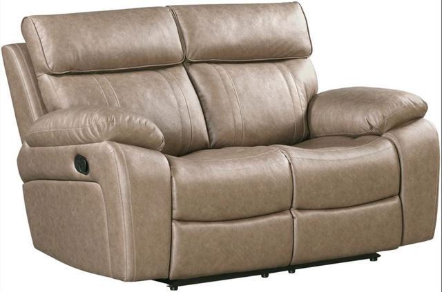 Parker House® Theon Stokes Toffee Manual Reclining Loveseat-0