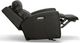 Flexsteel® Cody Dark Brown Power Gliding Recliner with Power Headrest-4