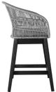 Armen Living Tutti Frutti Black/Grey Indoor Outdoor Counter Height Stool-2