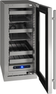 U-Line® 15" Stainless Steel Wine Cooler-1