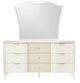 Michael Amini® La Marisia Creamy Pearl Dresser and Mirror-2