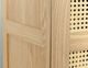 Sauder® Harmony Ash™ Rattan Door Storage Cabinet-2