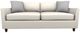 Best® Home Furnishings Customizable Bayment Leather Queen Stationary Sofa Sleeper with Dark Walnut Legs-1