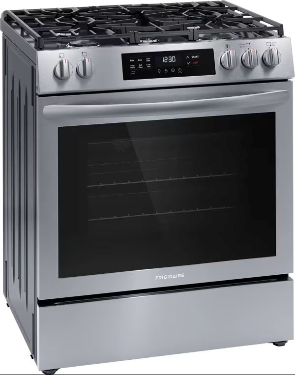 Frigidaire® 30" Stainless Steel Slide In Gas Range -3