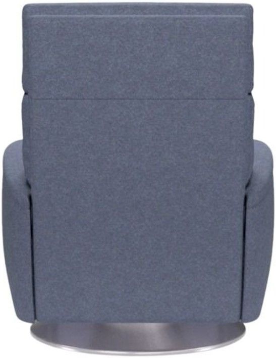 American Leather® Customizable Gordon Fabric 40" Power Swivel Recliner-3