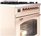 Ilve® Nostalgie II Series 30" Antique White Pro Style Dual Fuel Range-3