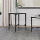 Coaster® Hermas White End Table with Black Base-5