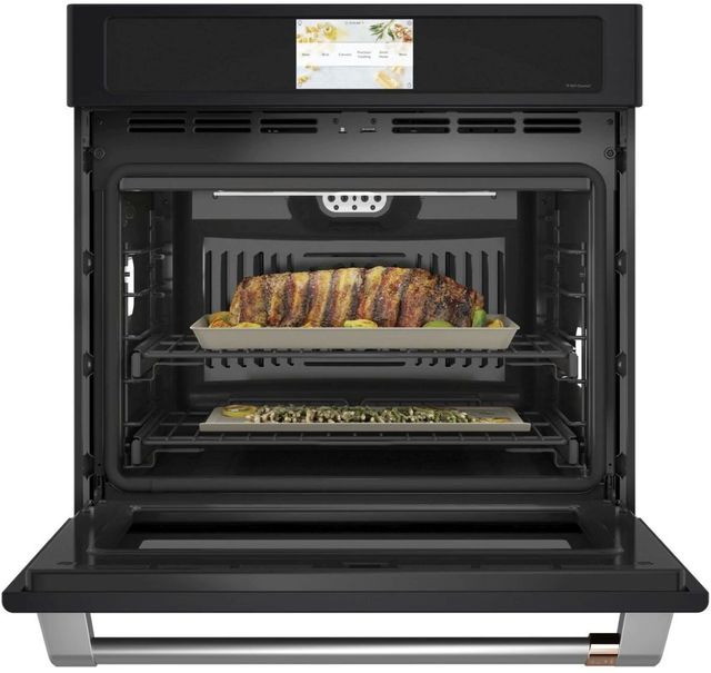 Café™ Professional Series 30" Matte Black Electric Single Wall Oven-1