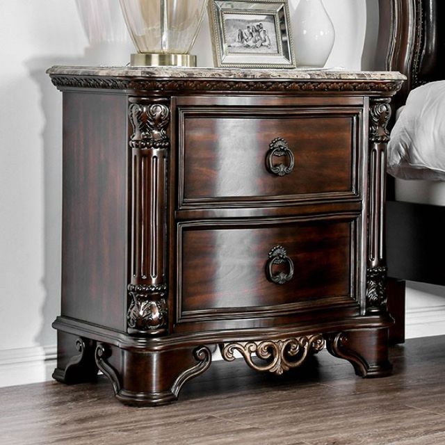 Furniture of America® Menodora 5-Piece Espresso Queen Bedroom Set-1