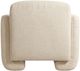 Moe's Home Collection Fallon Flecked Ivory Accent Chair-3