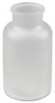 A & B Home White Painted Bottle -1