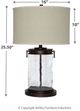 Signature Design by Ashley® Tailynn Bronze/Clear Table Lamp-1