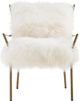 TOV Furniture Lena White Sheepskin Chair-0