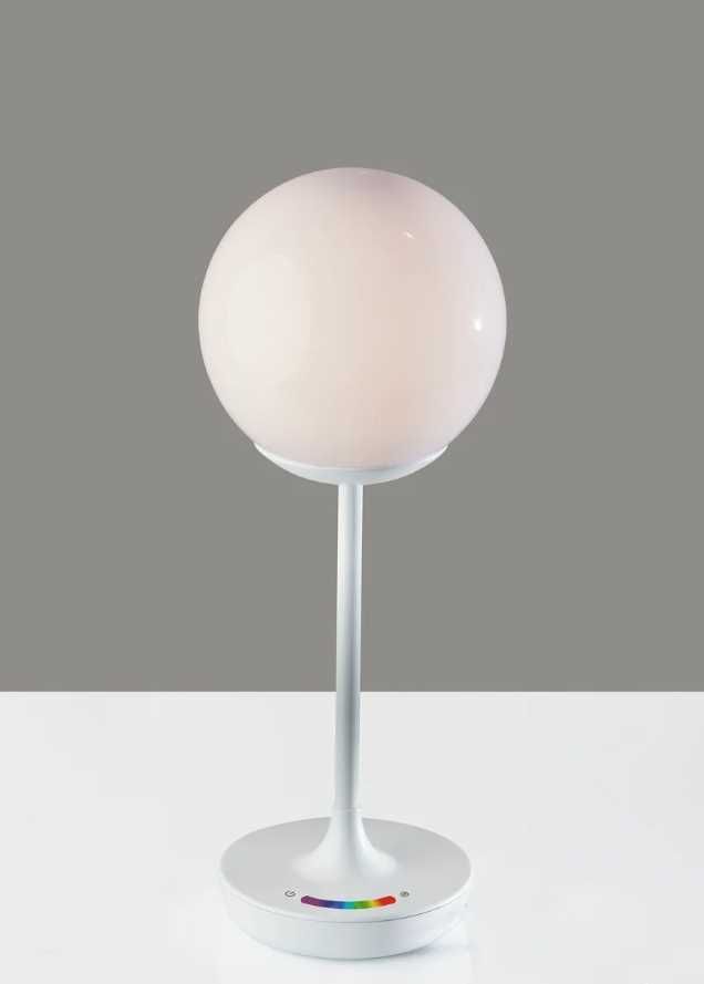 Adesso® Millie White LED Table Lamp-1