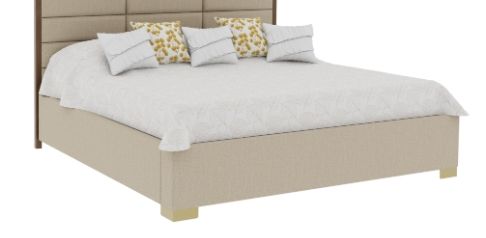Country View Woodworking Customizable Verrado 4B Queen Panel Bed-1