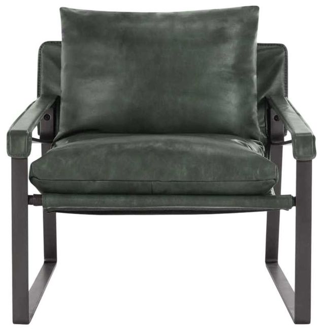 Classic Home Morgan Forest Green Accent Chair-2