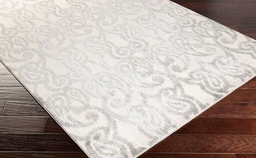 Surya Aberdine Gray 5'x8' Area Rug-2
