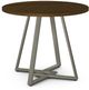 Amisco Customizable Dirk Dining Table with 36" Walnut Veneer Top-0