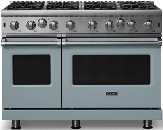 Viking® 5 Series 48” November Sky Pro Style Natural Gas Range-0