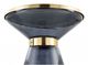 Zuo® Modern Apollo Blue Side Table with Gold Top -3