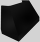 Vent-A-Hood® Designer Series 48" Black Wall Mounted Range Hood-4