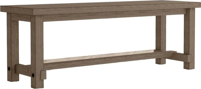 A-America® Anacortes Dark Taupe Dining Bench-0