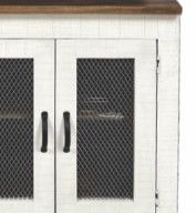 Million Dollar Frosted White Pier Cabinet-1