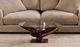 Moe's Home Collection Archimedes Glass Top Coffee Table with Copper Base-4