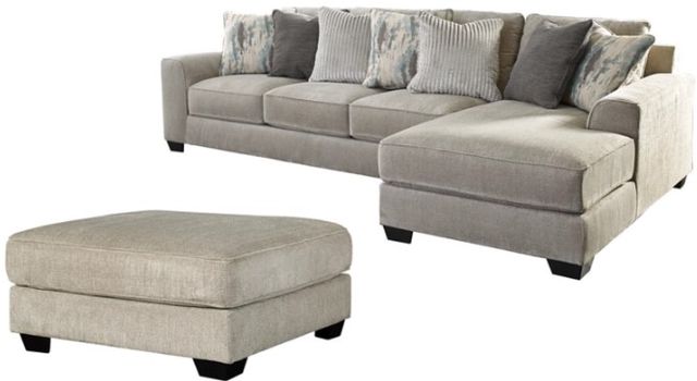 Benchcraft® Ardsley 2-Piece Pewter Living Room Set-0