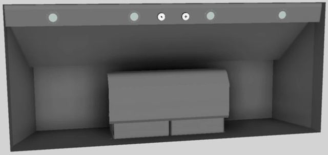 Vent-A-Hood® 54" Gunsmoke Wall Mounted Liner Insert-2