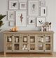 Jofran Inc. Rustic Shores Watch Hill Brown Gray 6-Door Low Accent Cabinet-1
