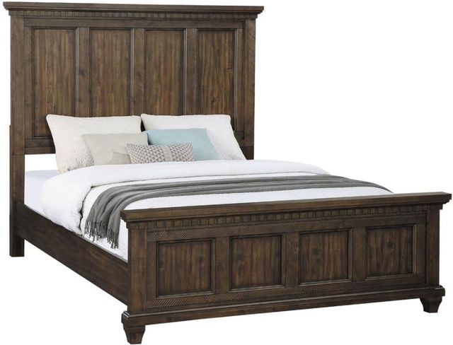 Coaster® Bennington 4-Piece Acacia Brown Bedroom Set-1