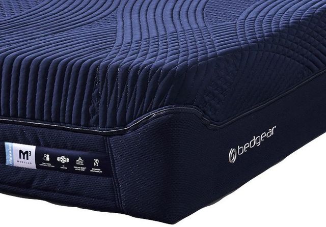 BEDGEAR® M3 Night Ice Performance® 8" Hybrid Plush Tight Top Split King Mattress in a Box, Includes 2 Pieces-2