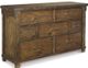 Signature Design by Ashley® Lakeleigh 5-Piece Brown King Panel Bed Set-2