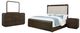 New Classic® Home Furnishings Sway 4-Piece Espresso Queen Platform Panel Bedroom Set -0