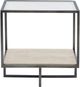 Bernhardt Harlow Metal Round Square End Table-0