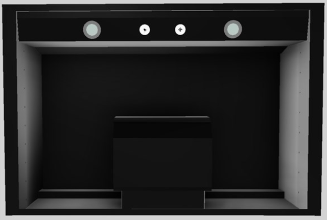 Vent-A-Hood® Designer Series 36" Black Wall Mounted Range Hood-3