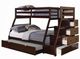 ACME Furniture Jason Espresso Twin Over Full Bunk Bed with Trundle and Storage-4