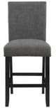 Global Furniture USA D1622 Black/Gray Bar Stool-0