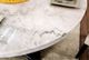 Furniture of America® Elfredo White Marble Round Dining Table with Antique Black Pedestal -4