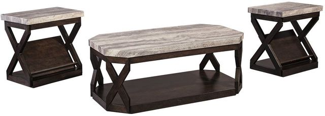 Signature Design by Ashley® Radilyn 3-Piece Grayish Brown Occasional Table Set-0