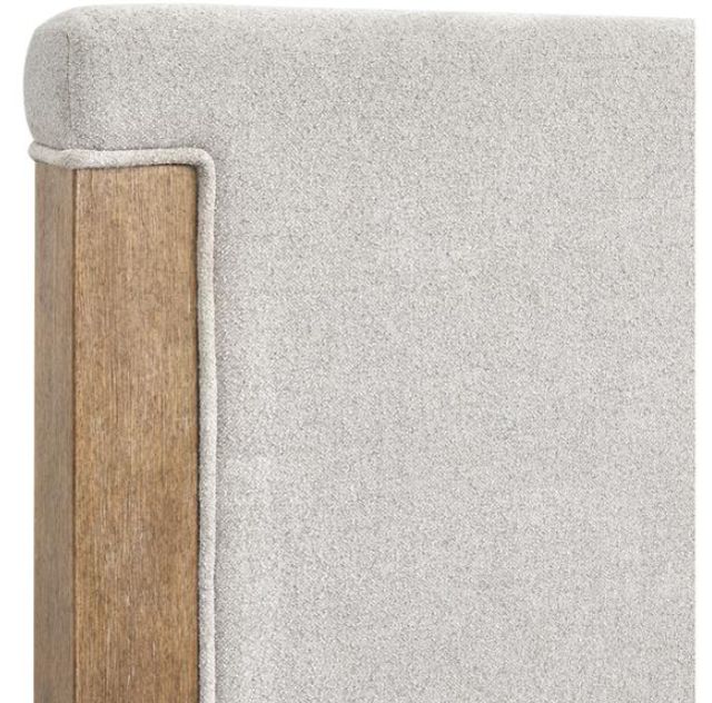 Magnussen Home® Plum Creek Elite Dove/Sierra Brown King Upholstered Panel Headboard-2